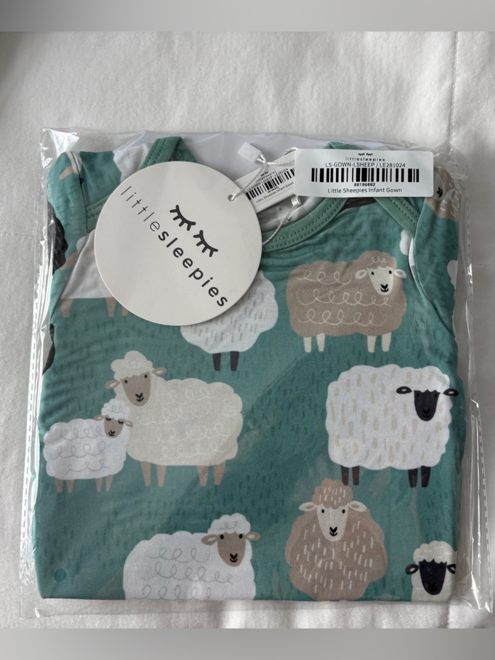 Little Sleepies Little Sheepies Infant Gown